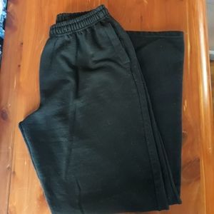 COPY - Gently worn back sweatpants.